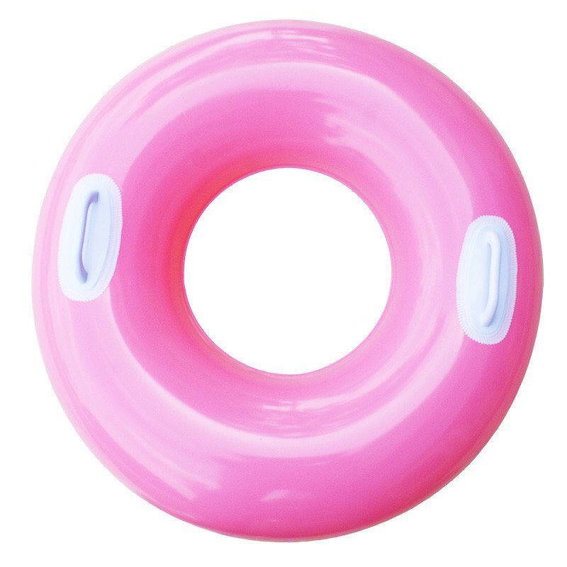 Надувне коло з ручками Intex 59258 (pink) Надувне коло з ручками Intex 59258 (pink)